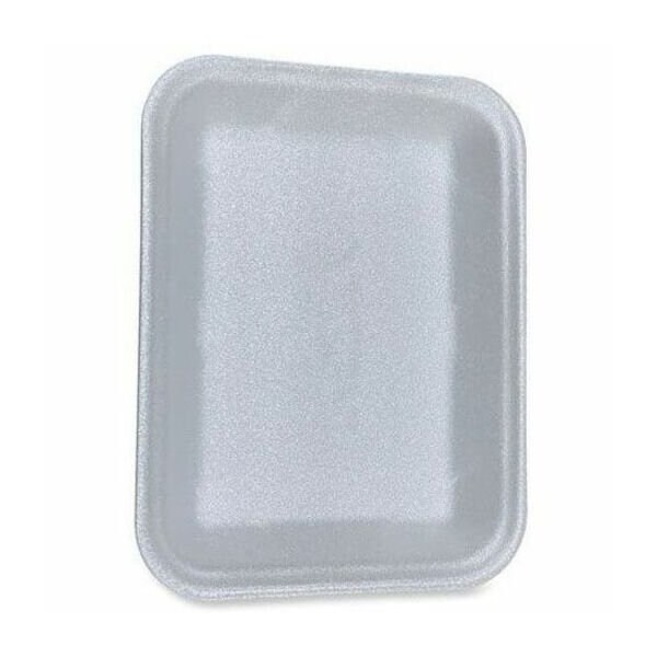 Gen Meat Trays, #4D, 9.47 x 7.12 x 1.32, White, 500PK 4DWH - main