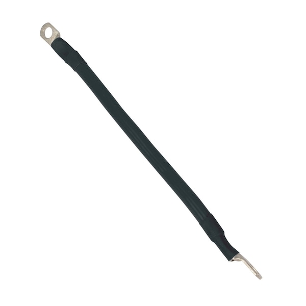 Perform Tool Battery Cable Eyelet Terminal; Black Negative; Copper; 10 In Length; 4 Gauge Cable W16850 - main
