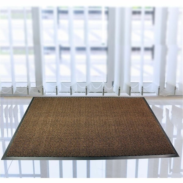 Floortex Door Mat, Polypropylene, 0.25 in Thick, Brown, 36 in W x 60 in L FR49150DCBR - main