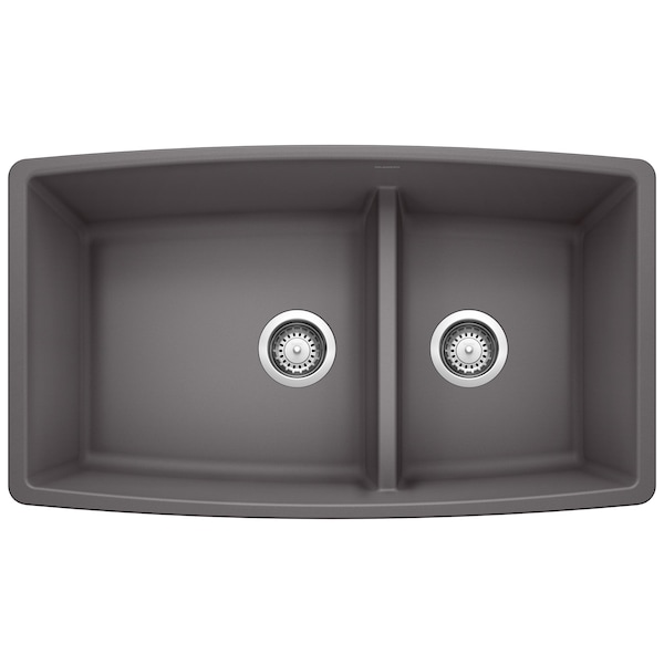 Blanco Performa Medium 1-3/4 Low Divide, Cinder 441474 - main