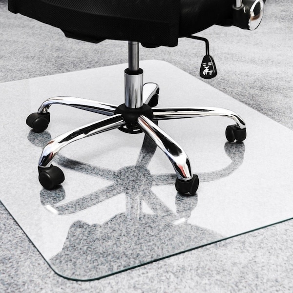 Floortex CHAIRMAT, GLASS, 36X48 123648EG - main