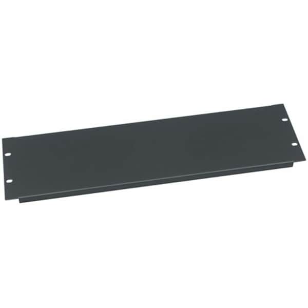 Middle Atlantic Blank Panel, 3 Space, Flanged Black EB3 - main