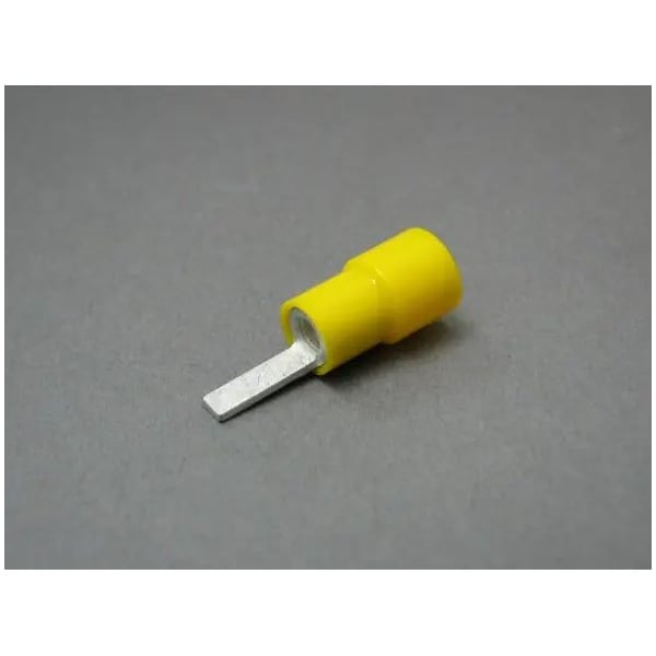 Nichifu Eco-Friendly Polycarbonate Insulated Blade Terminals, AWG 12-10 TMEX BT-5.5-10-YEL - main