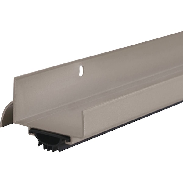 M-D Building Products Building Products Ultra 2.25'' W. x 1.375'' H. x 36'' L. Aluminum Satin Nickel Door Bottom 25710 - main