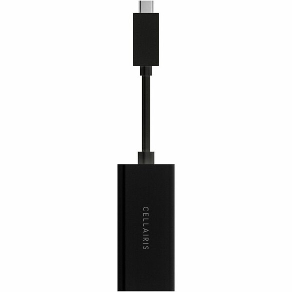 Cellairis Ethernet Adapter USB-C to Ethernet - 1 x USB 3.0 Type C - Male - Black 06-0080411 - main