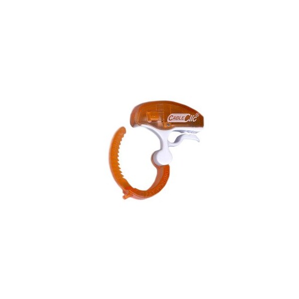 Cable Wholesale Cable Wrap, 1 in Max Bundle Dia., Orange, Polymer, Stainless Steel, 15 PK 30CA-13115 - main
