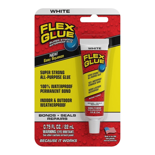 Flex Seal Instant grab glue, White, 0.6 oz, 24 PK GFSWHTMINI - main