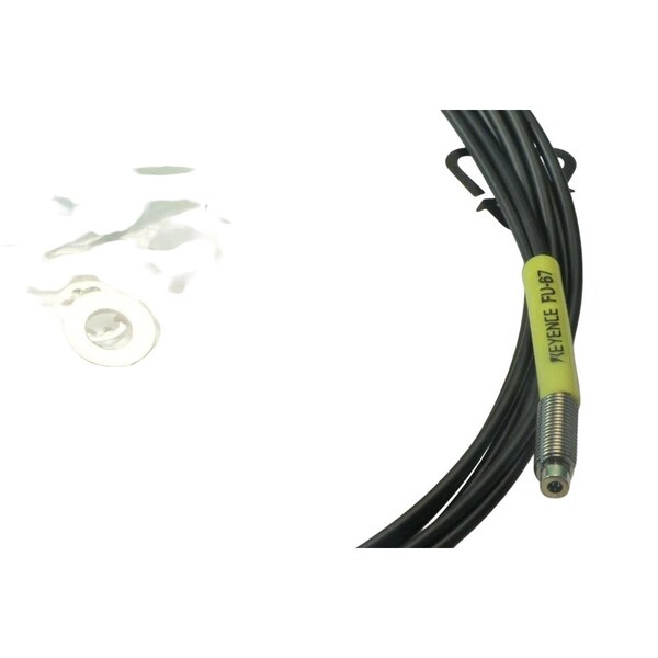 Keyence Digital Fiber Optic Sensor, Reflective Fiber Unit FU-67 | Zoro