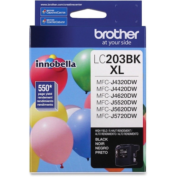 Brother High Yield Black Ink Cartridge LC203BK - main