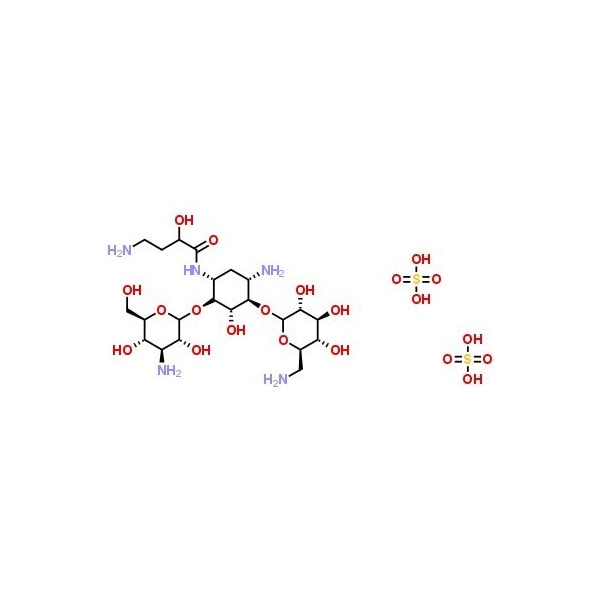 Ak Scientific Amikacin disulfate, >674ug/mg (100g), CAS 39831-55-5 E929-100g - main
