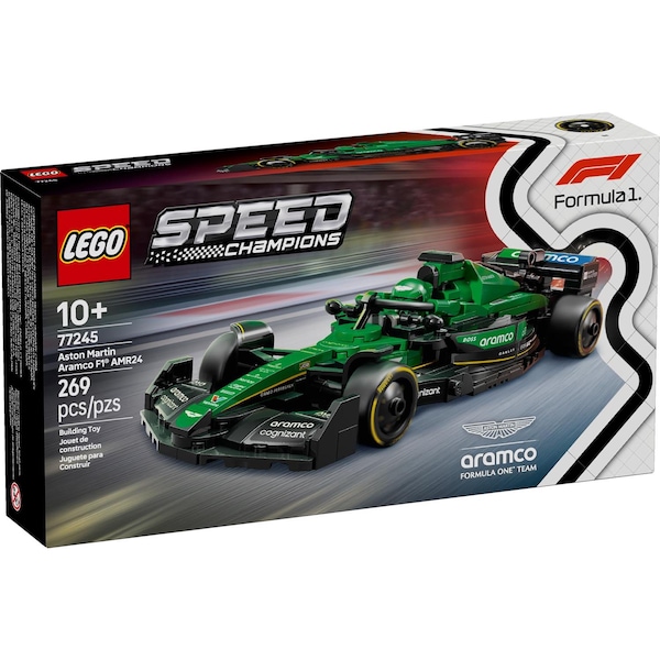 Lego Speed Champions Aston Martin Aramco F1 AMR24 Race Car Building Set Multi 269 pc 77245 - main