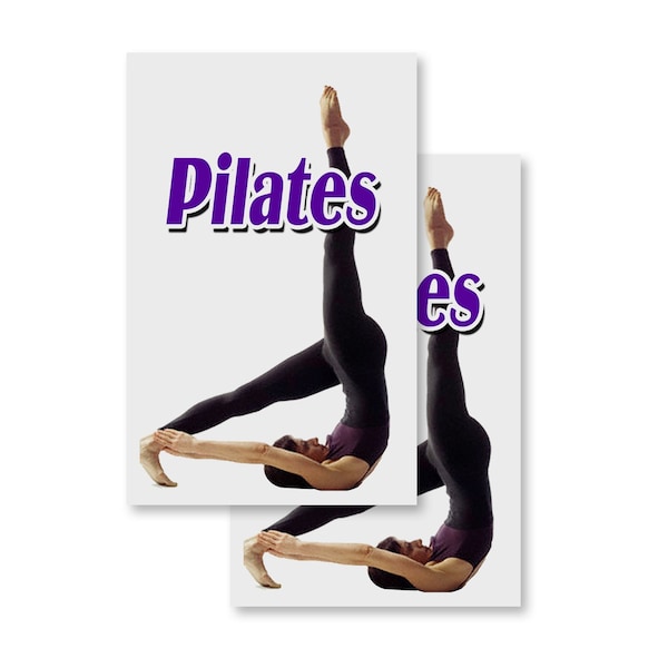 Signmission Pilates, Vinyl Decals Only 24 Inch x 36 Inch, Vinyl Decal, 2PK DSB-2436-2PACK-Pilates - main