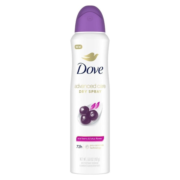 Dove Advanced Care Acai Berry and Lotus Flower Antiperspirant Deodorant Spray, 3.8 Ounce, 12PK 69672910 - main