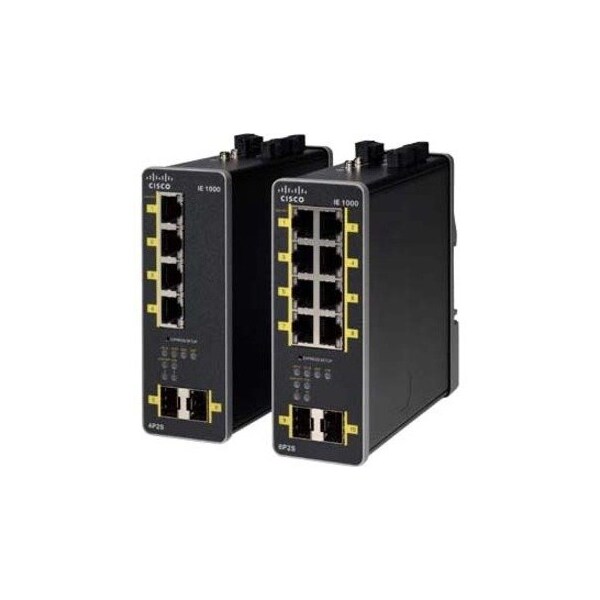 Cisco IE-1000 GUI BASED L2 POE SWITCH, 2GE SFP IE-1000-4P2S-LM - main