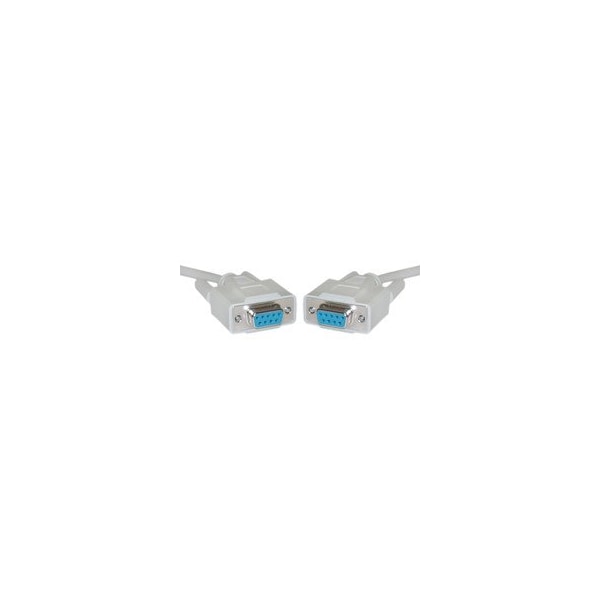 Cable Wholesale DB9 Female Serial Cable, DB9 Female, UL rated, 9 Conductor, 1:1, 6 foot 10D1-03406 - main