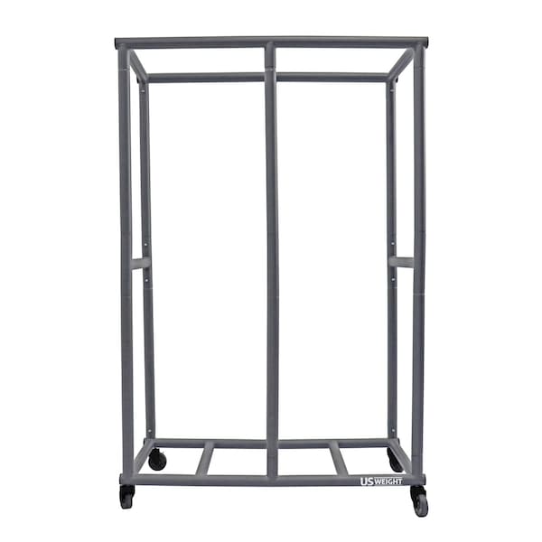 Us Weight Durable Rolling Stackable Steps Storage Cart F1003GW - main