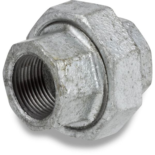 Usa Industrials Pipe Fittings - Galvanized Malleable Iron - Class 300 - Union - 2in NPT Female ZUSA-PF-20916 - main