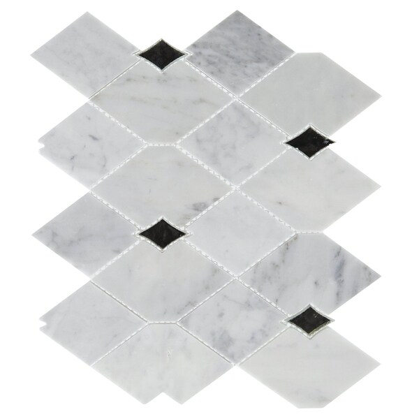 Daltile Lavaliere Natural Stone Harlequin Mosaic, 6.90 Sqft per Carton, 10PK LV13HRLQNMS1L - main