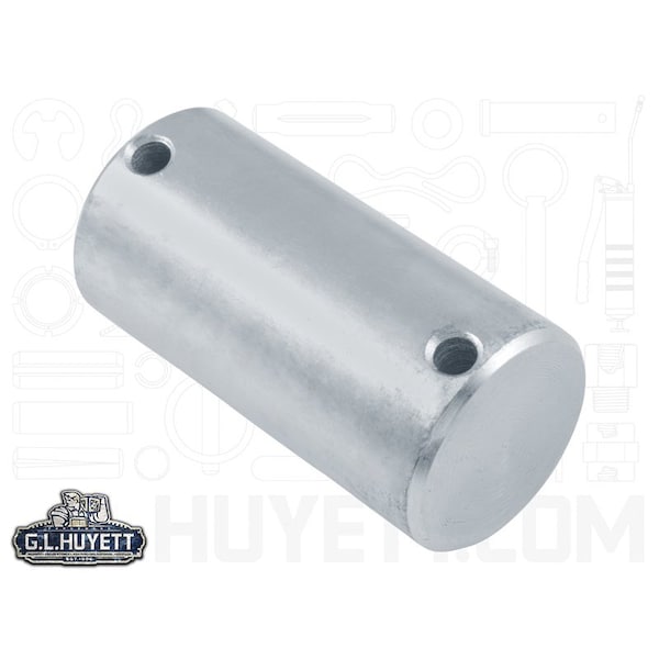 Huyett Drilled Headless Pin, Zn Plt Med Carbon Steel, 2 Dia x 3 Overall L x 2.25 Eff L x .25 Hole Dia HLP-2000-2250 - main