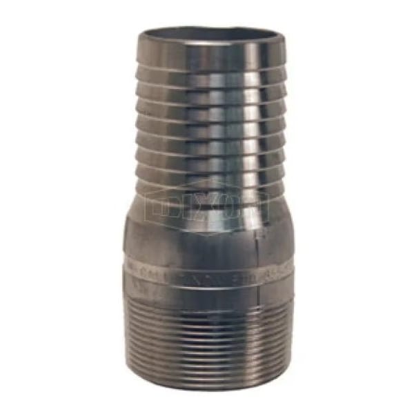Dixon King Combination Nipple, 1-1/2 in x 4-5/32 in L BSPT, Carbon Steel, Plated, Domestic STC20A - main