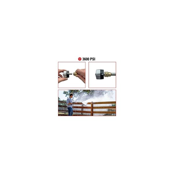 Fna Group Universal 5-N-1 Pressure Washer Nozzle, 1/4-In. Quick Connect, Cold-Water Use, Rated Up to 3600 PSI 80142 - main
