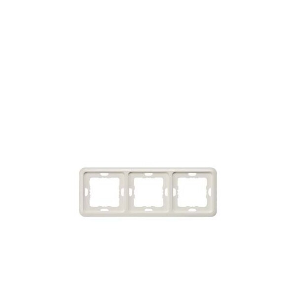 Siemens DELTA profil, titanium white frame 3-fold, 222x 80 mm 5TG1813 - main