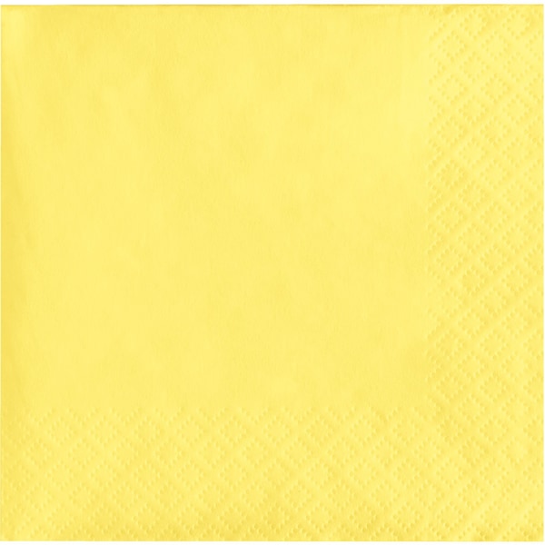 Touch Of Color Mimosa Yellow Beverage Napkins, 5"x5", 600PK 139180154 - main