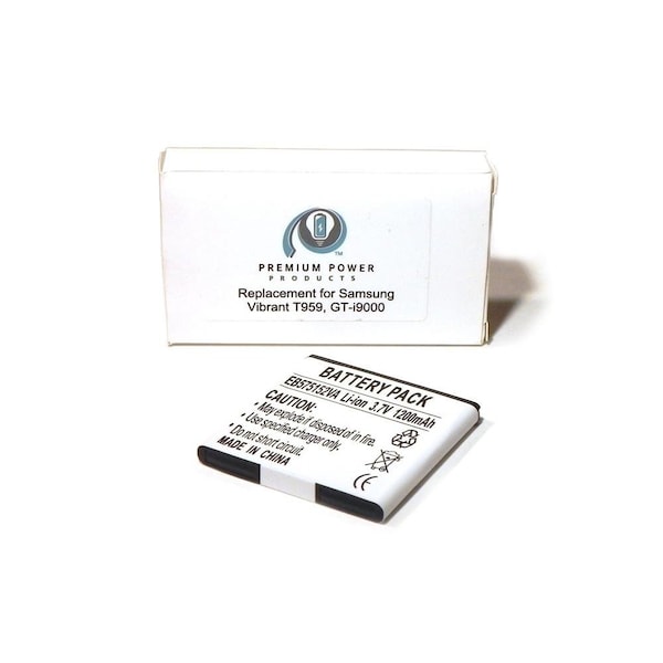 Premium Power Samsung cell phone battery for Galaxy S 4G- Epic 4G- for Samsung Vibrant T959 EB575152VA - main