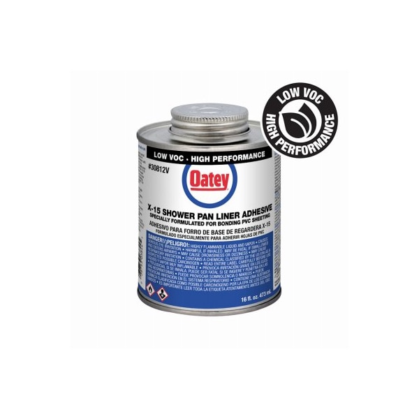 Oatey 16OZ LoVoc X15 Solvent 30812 - main