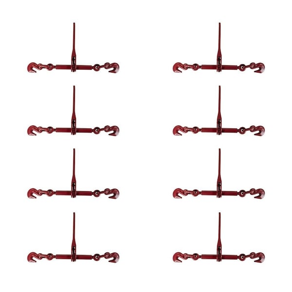 Mytee Products Ratchet Binder 3/8in-1/2in fits 38 & 12 Chain G70 Flatbed Binders 9200 WLL, 8PK CBRS38x8 - main