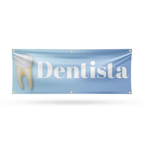 Signmission Dentista, 24 Inch x 72 Inch, Vinyl Banner B-72-30542 - main