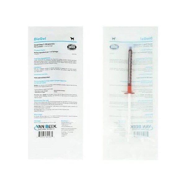 Diagel Diarrhea Control Gel for Small Dogs, 1 to 30 Pounds, 1mL 023463 - main