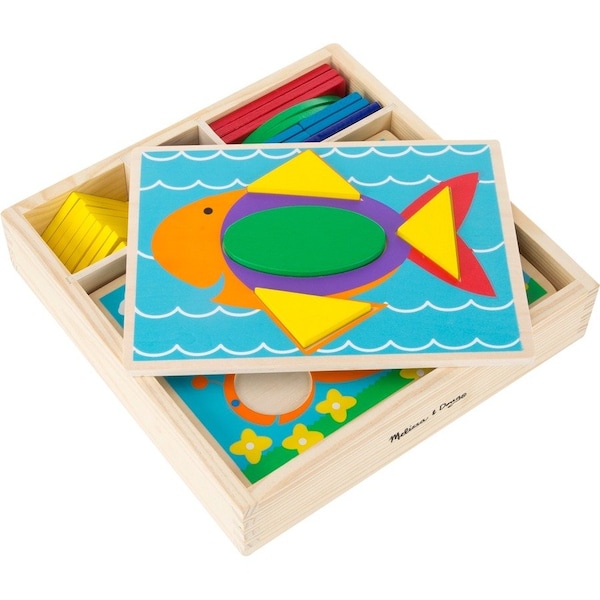 Melissa & Doug Beginner Pattern Blocks 528 - main