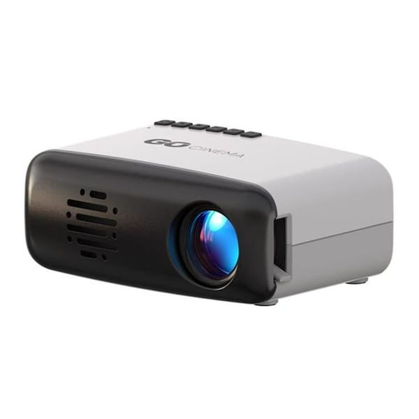 Tzumi Go CINEMA Theater Home Cinema Projector HD 1080p Powerful LED w/ Built-in 1Watt Speaker 800 Lumens 7810 - main