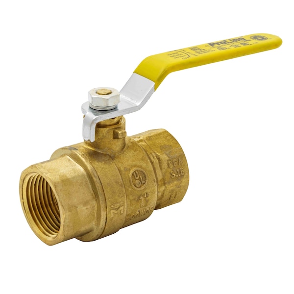 Proline Series Brass 1-in FIP x 1-in FIP Ball Valve 107-825NL - main