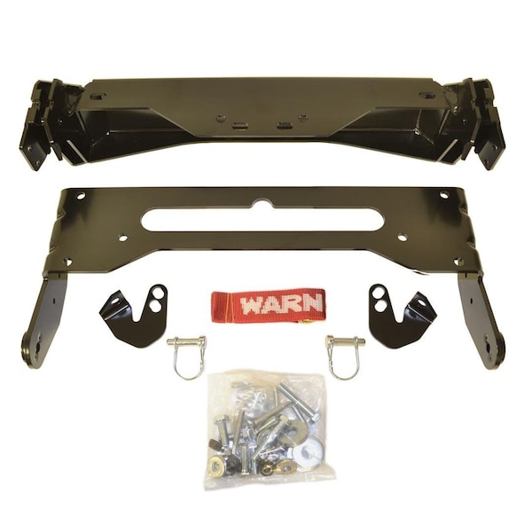 Warn Front Plow Mounting Kit with Bracket and Hardware Black 79925 - main