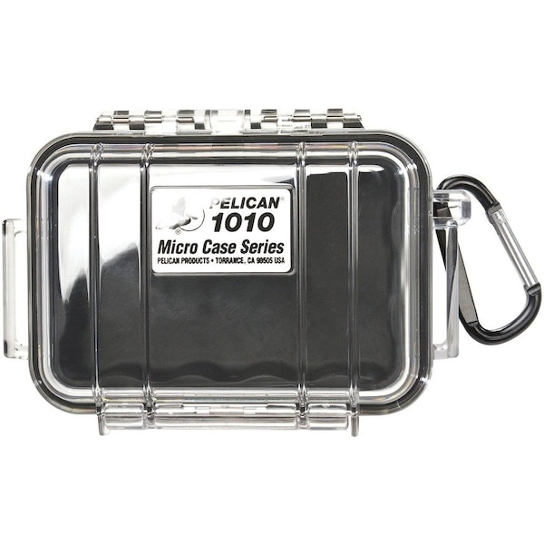 Pelican Products Pelican 1010 Carrying Case iPod - Black, Clear - 5.9" Height x 4.1" Width x 2.1" Depth 1010-025-110 - main