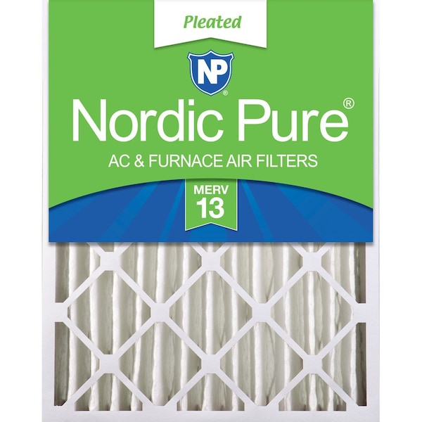 Nordic Pure 20x20x4 Pleated Air Filter, High Capacity, Electrostatically Charged Synthetic Media, MERV 13 20x20x4M13-1 - main