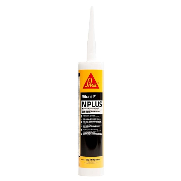 Sika 10 oz N Plus Clear with Nozzle Sealant for Boat 432053 - main