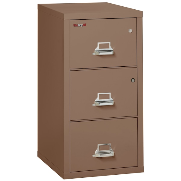 Fireking 3 Drawer, 1 Hr Fire Rated, Vertical, 31" Legal, Safe-In-A-File Tan 3-2131-CTNSF - main
