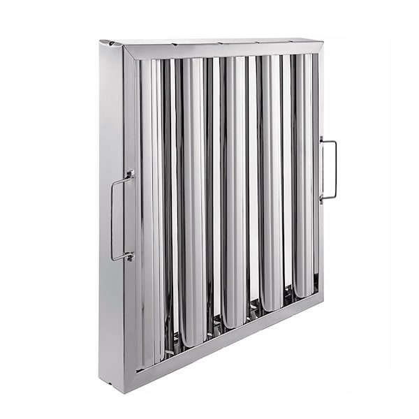 Amgood 16 in. x 16 in. x 2 in. Stainless Steel Hood Filter, 2PK SSHF-1616-2PK-Z - main