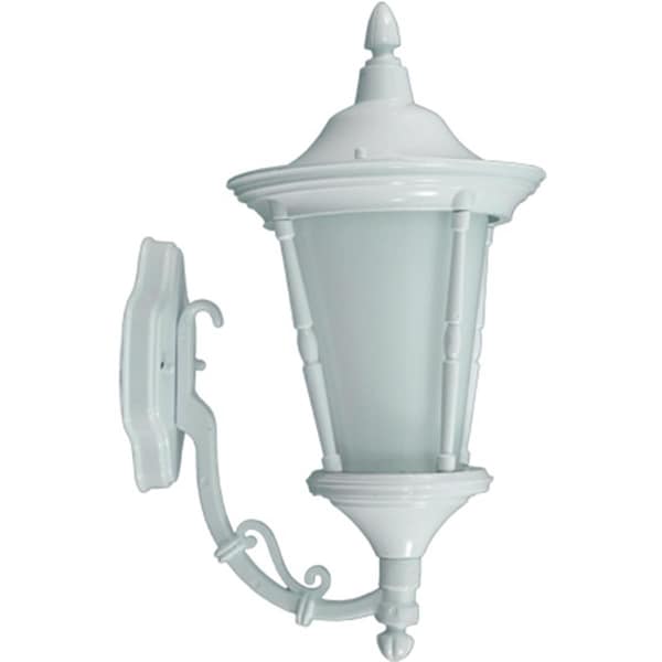 Intense Powder Coated Cast Aluminum Wall Light Fixture, White - 18.94 x 9.25 x 13.19 in. IN2939232 - main