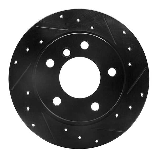 Dynamic Friction Co DFC Brake Rotor - Drilled and Slotted - Black 633-31060R - main