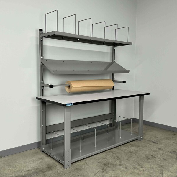 Stackbin Packing Work Bench, 60" W, 1000 lb. 4-5XPACK-4T-GY - main