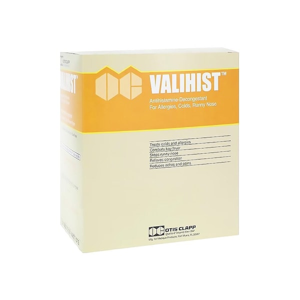 Valihist Cold/Sinus Tablets 325/2/5mg Unit Dose Packet, 300PK 9525086 - main