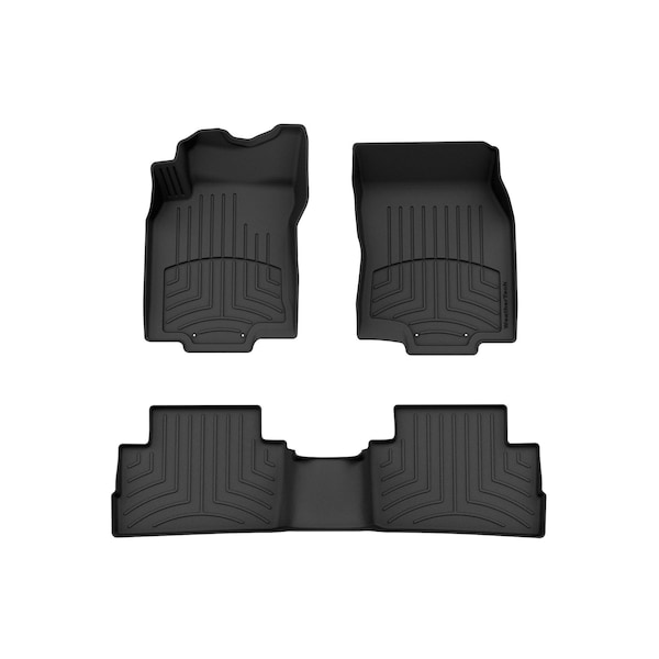 Weathertech Black, Front and Rear FloorLiner HP 441172-1-2IM - main