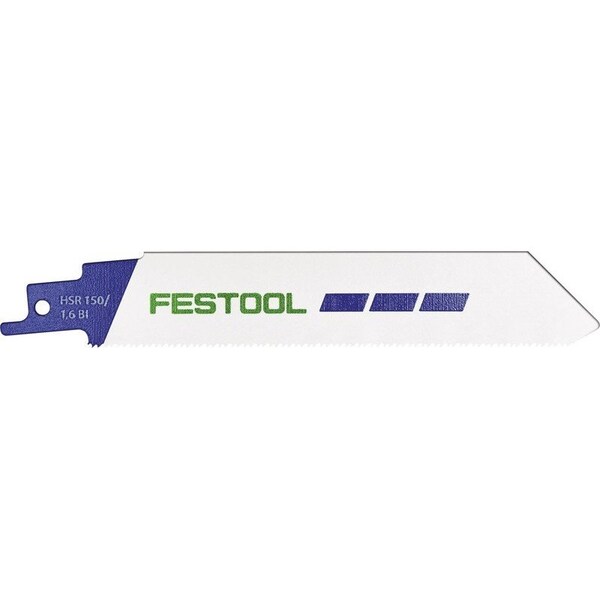 Festool Reciprocating saw blade METAL STEEL/STAINLESS STEEL HSR 150/1, 6 BI/5, 5PK 577489 - main