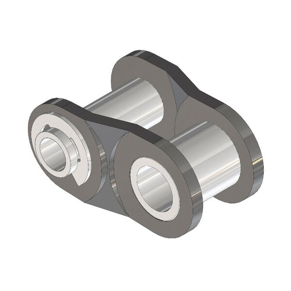 Senqcia Inspire Series SBR 60HPOL Single Strand Hollow Pin Spg Clip Off Link, 60HP chain, .75P, .326 Pin S-60HPOL - main