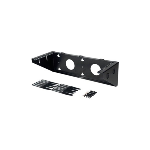 Ortronics FLUSH-MOUNT WALL BRACKET, 4U, 6"HX20.25"WX8.1"D, 200LB CAP, STEEL, BLACK WMBV4U - main