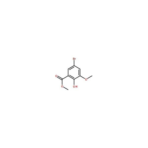 Ak Scientific Methyl 2-hydroxy-3-methoxy-5-bromobenzoate (5g), CAS 134419-43-5 X9875-5g - main